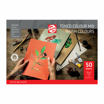 Talens toned color mix - Diverse Kleuren - A4 - 180 grams - Talens