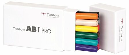 Tombow ABT Pro set&nbsp;Basic colors 12 stuks