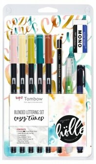 Tombow blended lettering set - Cozy times