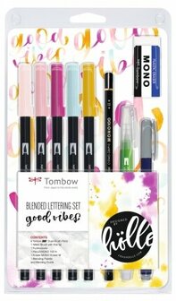 Tombow blended lettering set - Good vibes