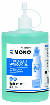 Tombow Liquid glue aqua - navulling 500 ml