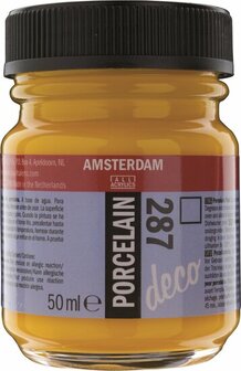 Amsterdam deco Porcelain 287 heldergeel 50 ml