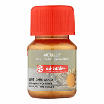 Art creation metallic - 8003 donkergoud 30 ml