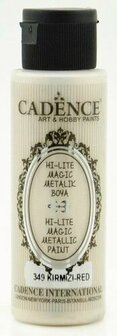 Cadence hi-lite magic metallic paint red 70 ml