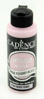 Cadence hybrid acrylic baby pink 120 ml