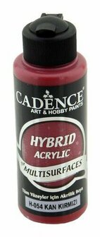 Cadence hybrid acrylic blood red 120 ml