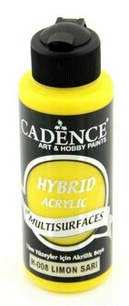 Cadence hybrid acrylic lemon yellow 120 ml