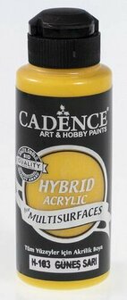 Cadence hybrid acrylic sun yellow 120 ml