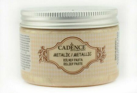 Cadence metallic relief paste champagne 150 ml