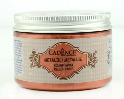 Cadence metallic relief paste copper 150 ml