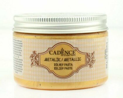 Cadence metallic relief paste gold 150 ml