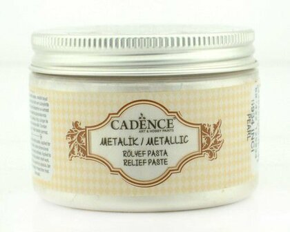 Cadence metallic relief paste pearl 150 ml