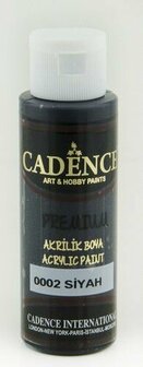 Cadence premium acrylic black 70 ml