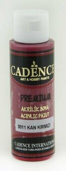 Cadence premium acrylic blood red 70 ml