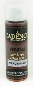 Cadence premium acrylic chocolate brown 70 ml