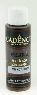 Cadence premium acrylic dark brown 70 ml