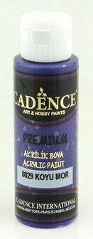 Cadence premium acrylic dark purple 70 ml