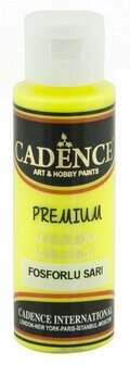 Cadence premium acrylic fluorescent yellow 70 ml