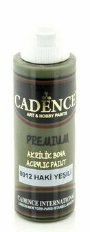 Cadence premium acrylic khaki green 70 ml