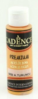 Cadence premium acrylic light orange 70 ml