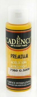 Cadence premium acrylic sun yellow 70 ml