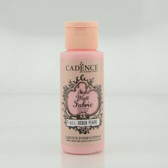 Cadence style matt textielverf baby pink 59 ml