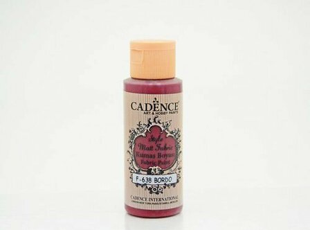 Cadence style matt textielverf bordeaux 59 ml