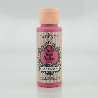 Cadence style matt textielverf fuchsia 59 ml