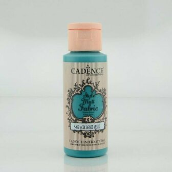 Cadence style matt textielverf light sea green 59 ml