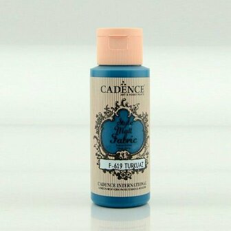 Cadence style matt textielverf turquoise 59 ml