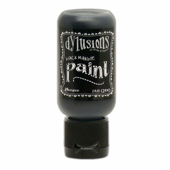 Dylusions Paint flip cap bottle - Black marble 29 ml