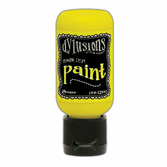 Dylusions Paint flip cap bottle - Lemon zest 29 ml