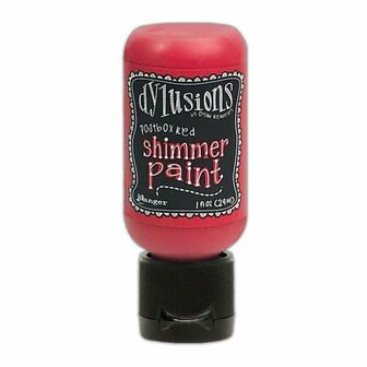 Dylusions Shimmer paint - Postbox red 29 ml