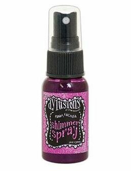 Dylusions Shimmer Spray - Funky fuchsia