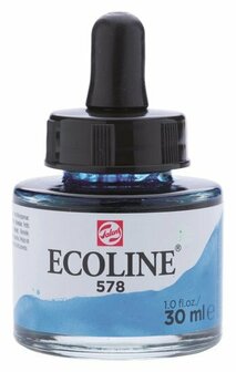 Ecoline 578 hemelsblauw (cyaan) 30 ml