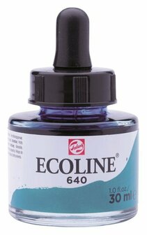 Ecoline 640 blauwgroen 30 ml