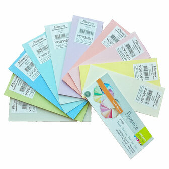 Florence cardstock smooth A4 set pasteltinten 10 vel