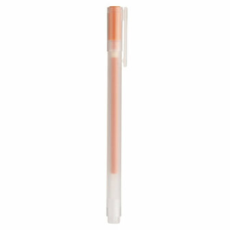 Muji gel pen 0.38 oranje