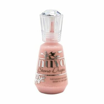 Nuvo stone drops 1290N - Rosebud pink