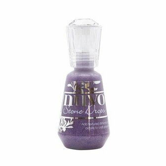 Nuvo stone drops 1299N - Plum slate