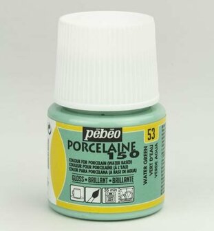 Pebeo porseleinverf 53 water green 45 ml