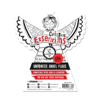 Paper pad Unprinted angel flags 105 x 116 mm - ABM essentials nr. 64