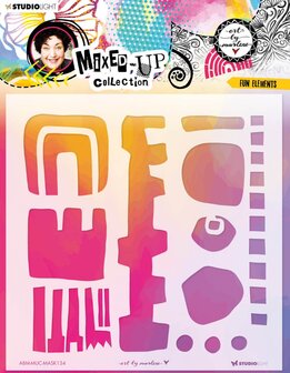 Mask stencil Fun elements - ABM Mixed-up nr. 134