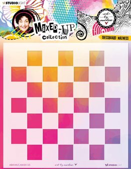 Mask stencil Chessboard madness - ABM Mixed-up nr. 135