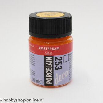 Amsterdam deco Porcelain 253 goudgeel 16 ml