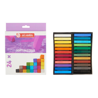 Art creation softpastels set 24 stuks