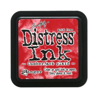 Distress ink pad&nbsp;lumberjack plaid