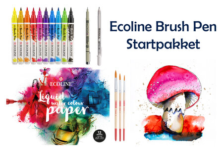 Ecoline Brush Pen startpakket