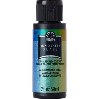 Folkart dragonfly glaze 44384 blue-green-gold 59 ml