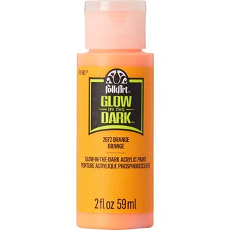 Folkart glow-in-the-dark 2872 orange 59 ml